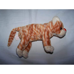 TY Beanie Baby - Amber, The Ginger Tabby Cat