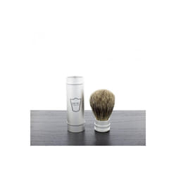 Parker SB-PAR-TRAVPB Parker Travel Shave Brush - Brushed Aluminum - Pure