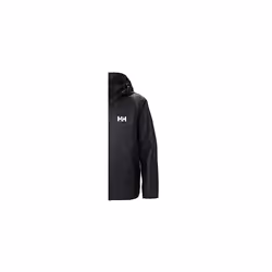 Helly Hansen Kids' Big Juniors Moss Coat Jacket with Full Rain Protection  990 Black  10