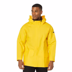 Helly-Hansen Workwear Mandal Adjustable Waterproof Jackets for Men - Heavy Duty Comfortable PVC-Coated Protective Rain Coat   ...