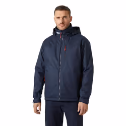 Helly-Hansen Crew Hooded Midlayer 2.0 Waterproof Jackets for Men with Insulated Windproof Sailing Fabric and Packable Hood, 5 ...