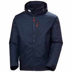 Helly-Hansen Crew Hooded Midlayer 2.0 Waterproof Jackets for Men with Insulated Windproof Sailing Fabric and Packable Hood, 597 Navy - S - Additional view 5