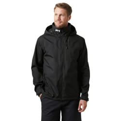 Helly Hansen Men's Crew Hooded Jacket 2.0  990 Black  X-Large