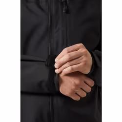 Helly Hansen Men's Crew Hooded Jacket 2.0  990 Black  X-Large