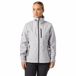 Helly-Hansen Women's Crew Midlayer Jacket 2.0 853 Grey Fog Medium