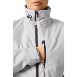 Helly-Hansen Women's Crew Midlayer Jacket 2.0  853 Grey Fog  Medium