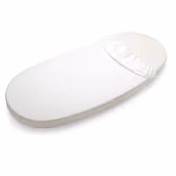 Stokke Sleepi, Fitted crib sheet, Cotton, White, Monochromatic, Machine wash, 40 °C