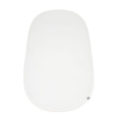 Sleepi Mini Protection Sheet, White - Protects Oval Stokke Sleepi Mini Mattress Against Accidents & Spills - Exterior Made of Breathable 3D Mesh -
