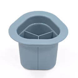 MuTable Storage Cup, Slate Blue - 2023 Redesign - Store Art Supplies & Small Toys - Encourages Collaboration & Sharing -