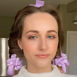 Heatless Hair Curlers For Long Hair, No Heat Silk Curls Headband-Pink