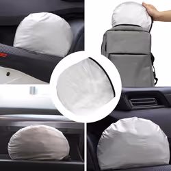 Pare Soleil Voiture, Pare Brise Soleil Pare Brise Universelle Pare Soleils Voiture Pliable Avant Anti UV Suitable for Most Vehicles (150 x 70 cm)