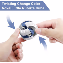 Orbit Ball Toy, Fidget Cubes Top Spinning Toy, as Stress Relief Gifts & Creative Decompression Toys, Puzzle Games for Kids Children Adults