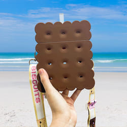 Kids Cute Water Bottle, Kawaii Water Bottle with Straw, Cookie Water Bottle with Adjustable Shoulder Strap,380ml,Sports Water Bottle