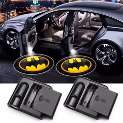 2pcs for Batman Car Door Lights Logo Projector Led Wireless Car Door Shadow Lights Welcome Courtesy Lights for All car Models ...