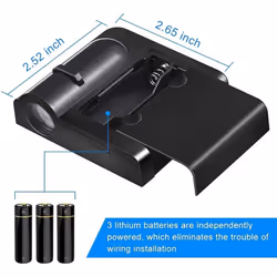 2pcs for Batman Car Door Lights Logo Projector Led Wireless Car Door Shadow Lights Welcome Courtesy Lights for All car Models, Clear