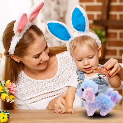 Walking Puppy Stuffed Animal Interactive Rainbow Dog Barking Tail Wagging Head Nodding Educational Plush Toy Easter Christmas Birthday Gift, 7Â¡Â¡