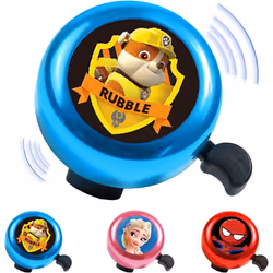 Kids Bike Bell, Blue Bike Bell, Mini Bike Bell, Handlebar Bell for Scooters, Bike Handlebar Bell Safety Bell with Loud and Cl ...