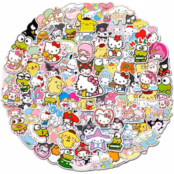 100 Pcs Kawaii Stickers for Kids,Cute Stickers Waterproof Vinyl for Water Bottle,Laptop,Phone,Skateboard.Sticker Pack for Tee ...