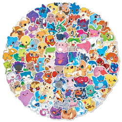 100 pcs Anime Cartoon Stickers Vinyl waterproof stickers for water bottles, water bottles, scrapbooking, laptops, luggage, mobile phones
