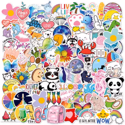 100 pieces of children, teenagers, adults, vinyl waterproof, colorful cute stickers, laptop hard hats, scrapbooks, bumpers, l ...