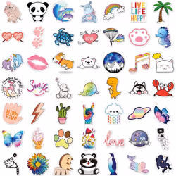 100 pieces of children, teenagers, adults, vinyl waterproof, colorful cute stickers, laptop hard hats, scrapbooks, bumpers, luggage, computer skateboa
