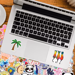 100 pieces of children, teenagers, adults, vinyl waterproof, colorful cute stickers, laptop hard hats, scrapbooks, bumpers, luggage, computer skateboa