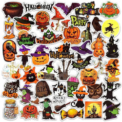 Cute Pumpkin Stickers for Kids Halloween Pumpkin Vinyl Stickers Large for Decorating Pumpkin Stickers Bulk