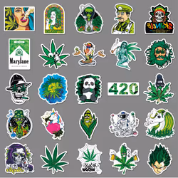 200 pieces of "Creative Trend Green Style" graffiti vinyl waterproof stickers for laptops, mobile phones, skateboards, luggage, water bottles