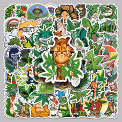 100pieces of "Creative Trend Green Style" graffiti vinyl waterproof stickers for laptops, mobile phones, skateboards, luggage ...