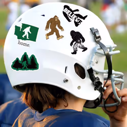 Sasquatch Forest Stickers,50PCS Waterproof Vinyl Believe Stickers for Water Bottles Laptop Bumper Helmet Car
