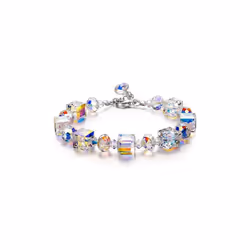 Ladies Bracelet Northern Lights Crystal Bracelet, 7"+2" Extended Mother's Day Birthday Anniversary Jewellery Gift for Ladies ...