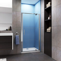 Pivot Hinge Shower Enclosure Glass Door - 860mm
