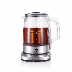 Wilfa TM-1500S, 1.25 L, 2200 W, Silver, Transparent, Glass, Steel, Adjustable thermostat, Water level indicator