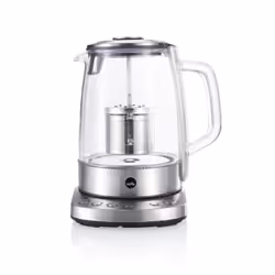 Wilfa TM-1500S electric kettle 1.25 L 2200 W Silver, Transparent