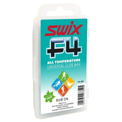 Swix F4 Solid Wax 60G Water-Repellant Rub on Wax for Skis and Snowboar