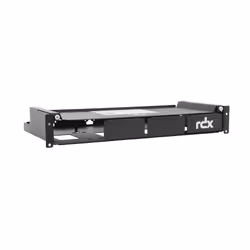 Overland-Tandberg O-T RDX QuadPAK (1.5U Rackmount for 1-4 external RDX Drives), Wall mounted rack, 1.5U, 2.66 kg, Black