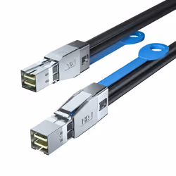 Overland-Tandberg O-T 2M external SAS cable - mini-SAS HD (SFF-8644) to mini-SAS HD (SFF-8644), 2 m, SFF-8644, SFF-8644, Stra ...