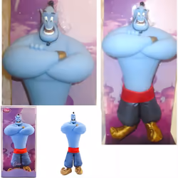 DISNEY ALADDIN GENIE DOLL Barbie Size 12" H