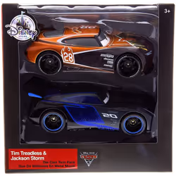 Disney/Pixar Cars 3 Tim Treadless and Jackson Storm Die Cast Twin Pack