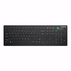 CHERRY AK-C8112, Full-size (100%), Wireless, RF Wireless, Scissor key switch, QWERTZ, Black