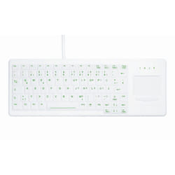 Active Key AK-C4400 keyboard Medical USB + PS/2 German White