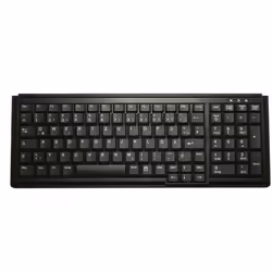 Active Key AK-7000, Full-size (100%), Wired, USB, QWERTZ, Black