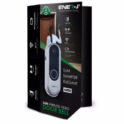 ENER-J SHA5289 doorbell kit Black, Stainless steel