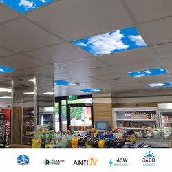 600 X 600 SKY CLOUD 3D VERSION (SOLD AS A PACKAGE OF 6 PANELS), PRICE IS PER SET OF 6 (2 PART)