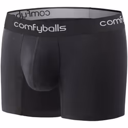 Comfyballs 41-08 XL, Briefs, Boxer brief, Male, Black, Image, XL