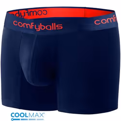 Comfyballs 41-19 S, Briefs, Boxer brief, Male, Navy, Red, Image, S