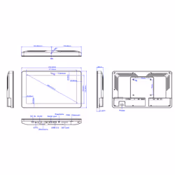 Loop24 10,1" LM-1052T/1056T LED,POE,Touch - Additional view 6