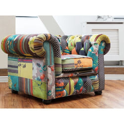 Armchair - Chesterfield - Living Room Chair - Upholstered - CHESTERFIELD - Yellow