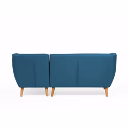 Upholstered Sofa - Couch - Corner Sofa - Blue - MOTALA