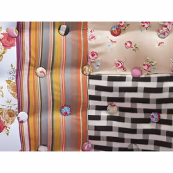 Armchair - Colorful - Patchwork - Upholstered - Fabric - Sette - MANDAL